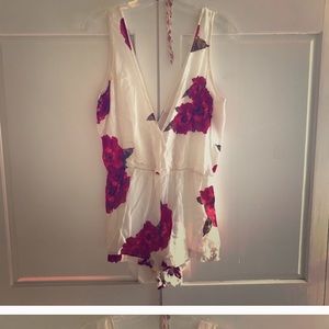 Deep V Winston White Ryder revolve romper